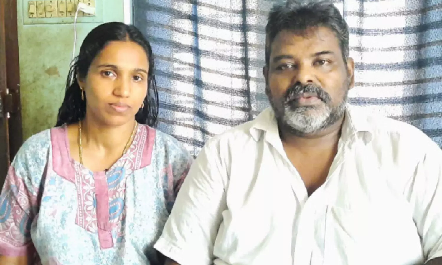 saji and his wife Reena