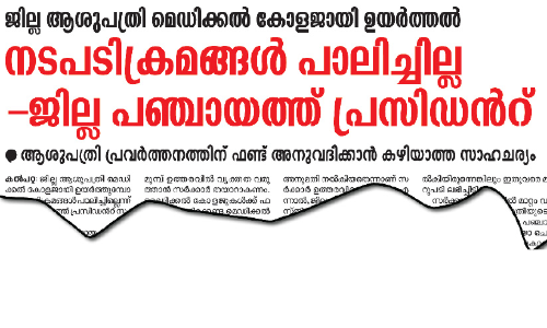 ആരോപണം രാഷ്​ട്രീയപ്രേരിതമെന്ന്;  മെ​ഡി​ക്ക​ൽ കോ​ള​ജിനെ ചൊല്ലി വയനാട്​ ജില്ല പഞ്ചായത്തിൽ പോര്​ മുറുകി