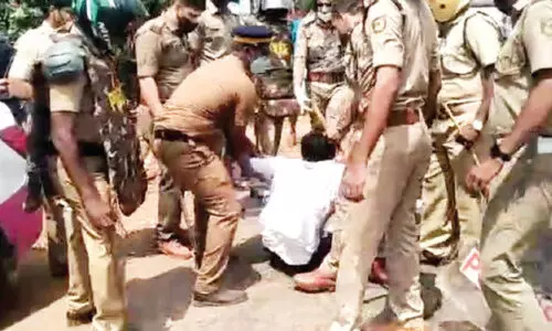 kodannur bar protest