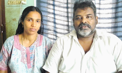 saji and his wife Reena