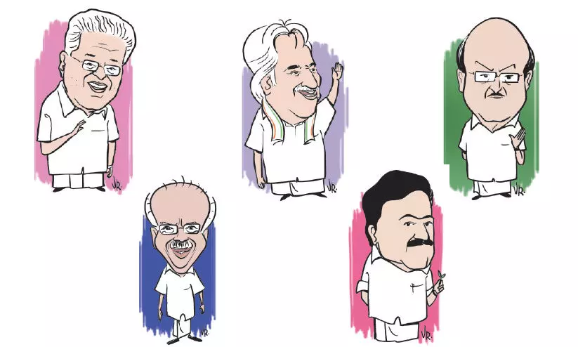 political leaders kerala cartoon