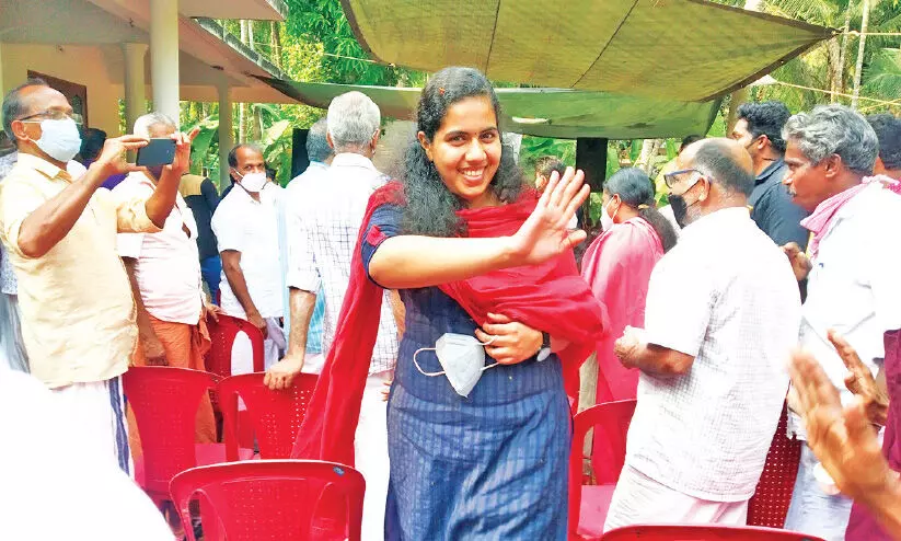 arya rajendran at balussery