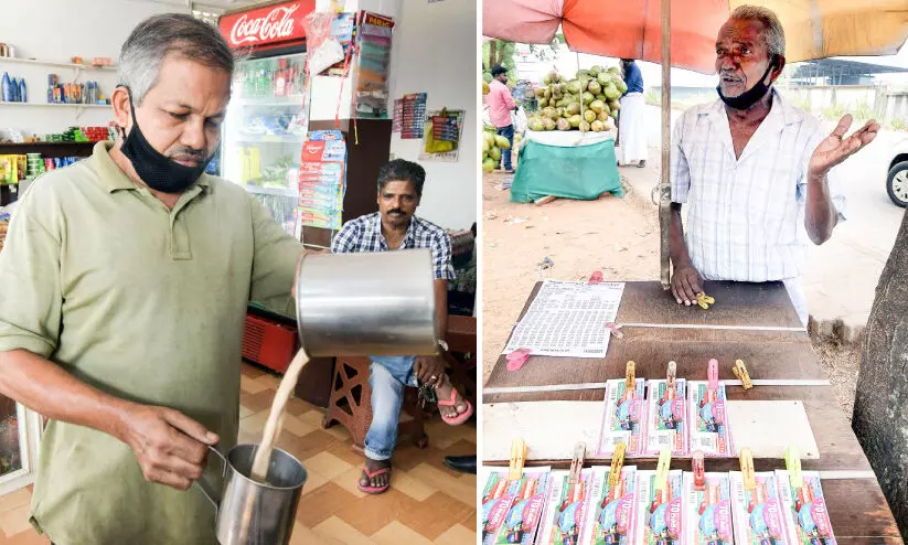 tea shop owner azees and lottery seller sreedharan tea shop owner azees and lottery seller sreedharan