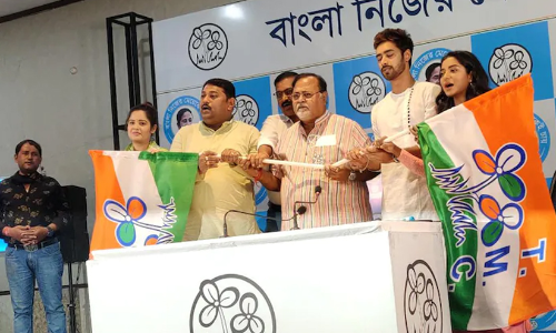 ബി.ജെ.പി വന്നാൽ കൊൽക്കത്തയിലൂടെ വനിതകൾക്ക്​ ഒറ്റക്ക്​ യാത്ര ചെയ്യാൻ പോലും പറ്റില്ല -നടി തൃണമൂലിൽ ചേർന്നു