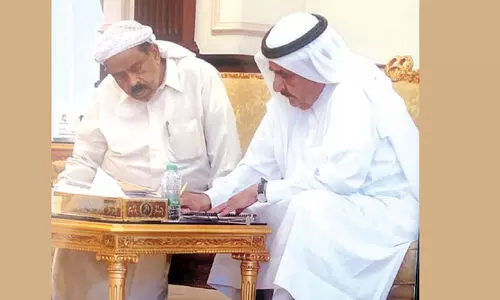 ശൈഖ് ഹംദാെൻറ തണലായി കൂടെനിന്നൊരാൾ... ശൈഖ് ഹംദാെൻറ തണലായി കൂടെനിന്നൊരാൾ...