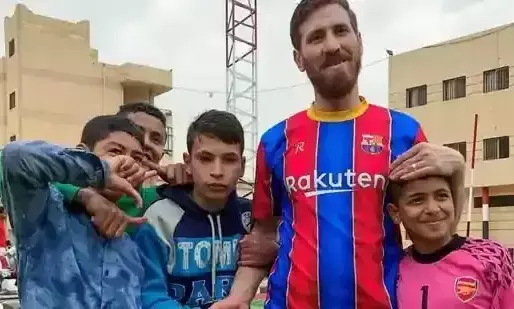 ശരിക്കും മെസ്സി തന്നെ! ഈജിപ്​തിലെ പിള്ളേർ ഈ മെസ്സിക്കു​ പിന്നാലെയാണ്​