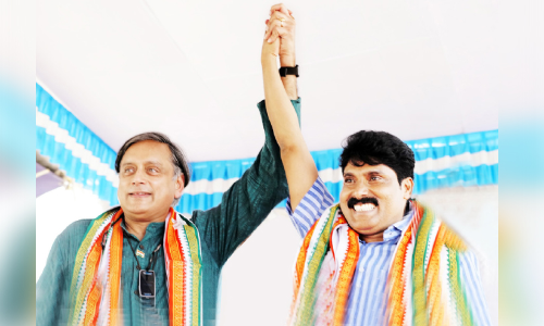 shashi tharur and T Siddique