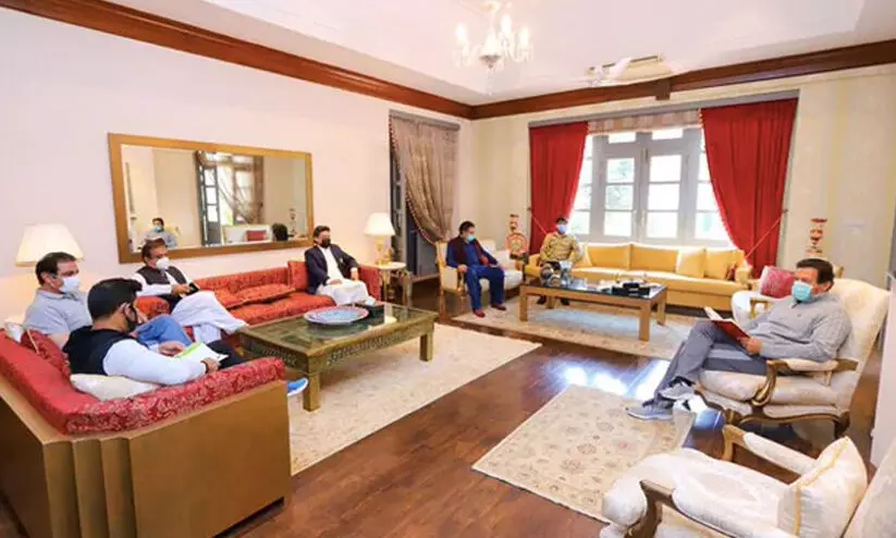 imran khan media team meeting