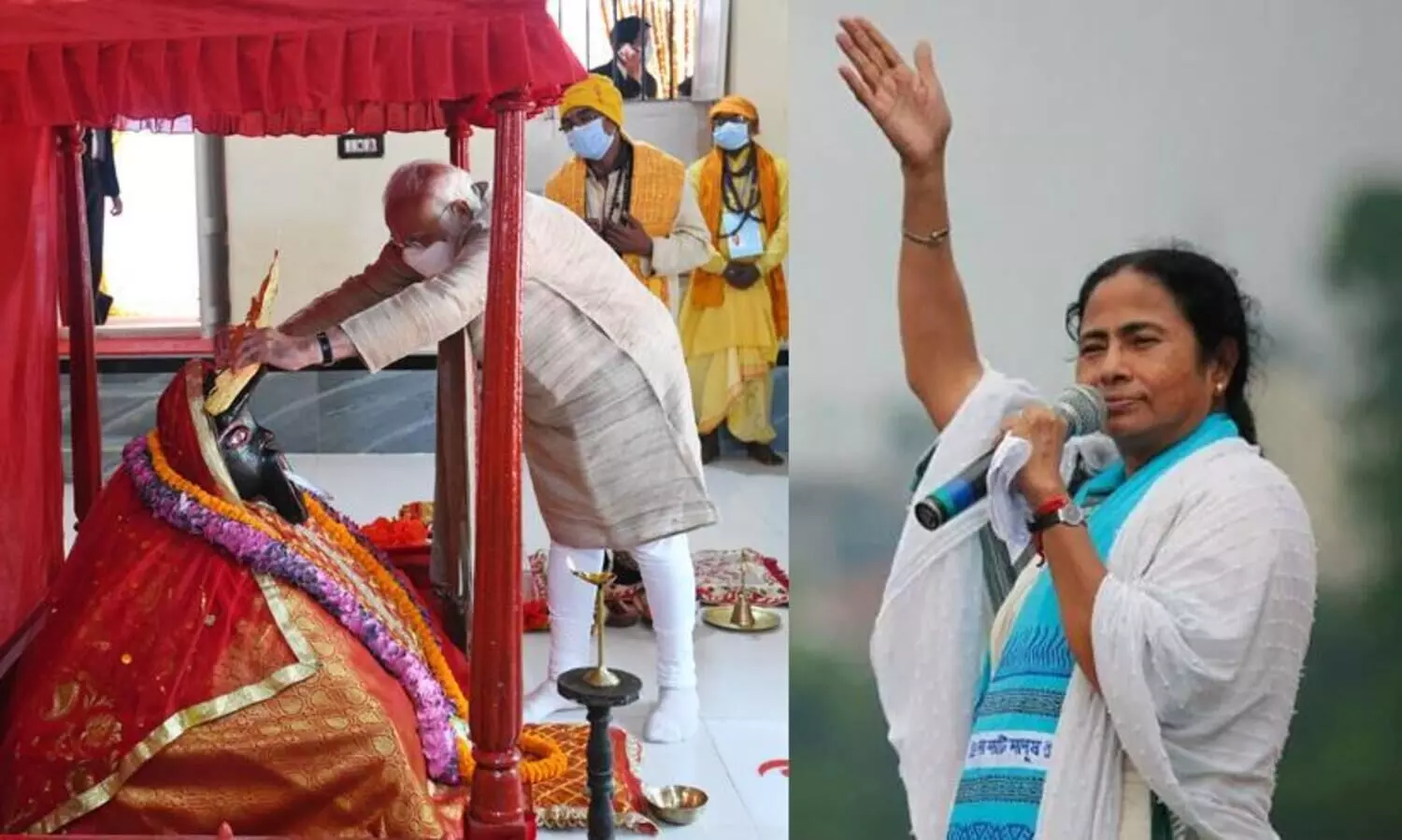 Narendra Modi and Mamata Banerjee