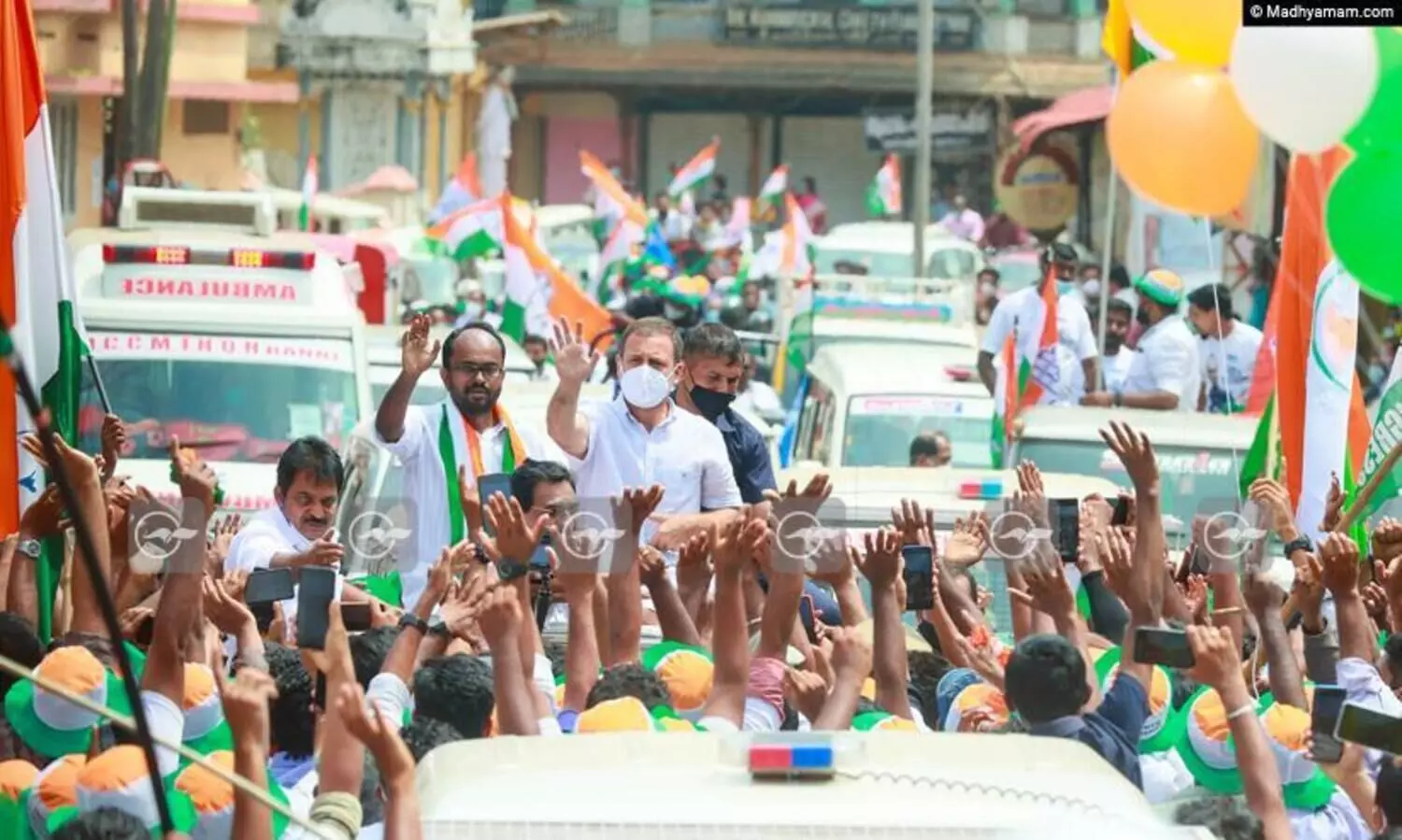 ആവേശമായി രാഹുൽ; ഇളകിമറിഞ്ഞ്​ മലയോരനാട്​