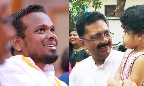 ആരാ നമ്മുടെ സ്ഥാനാർഥി... ഫിറോസിക്ക; ജലീലിന്‍റെ കൈയ്യിലിരുന്ന കുഞ്ഞിന്‍റെ മറുപടി വൈറൽ, വീഡിയോ കാണാം