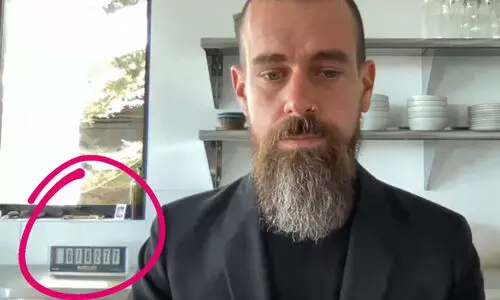 ട്വിറ്റർ സി.ഇ.ഒയുടെ പിന്നിൽ സ്ഥാനം പിടിച്ച ആ നിഗൂഢ വസ്​തു എന്ത്​..? ഉത്തരം കണ്ടെത്തി നെറ്റിസൺസ്​