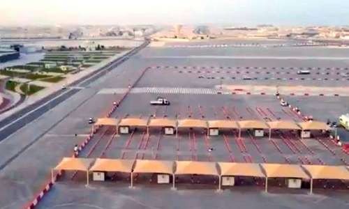 കോവിഡ്​ പ്രതിരോധ കുത്തിവെപ്പ്​:  വക്​റ ജനൂബ്​ സ്​റ്റേഡിയത്തിലും ഡ്രൈവ്​ ത്രൂ കേന്ദ്രം തുറന്നു