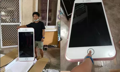 വിലക്കുറവ്​ കണ്ട്​ ഓൺലൈനിൽ ഐഫോൺ ഓർഡർ ചെയ്​തു; പെട്ടിതുറന്നപ്പോൾ ഞെട്ടി