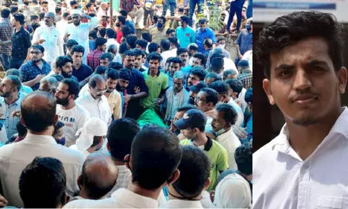 കൊടി കെട്ടുന്നതിനിടെ ഷോക്കേറ്റ്​ മരണം: നാടി​‍െൻറ നൊമ്പരമായി സിനാൻ