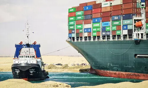 Suez Canal ship block