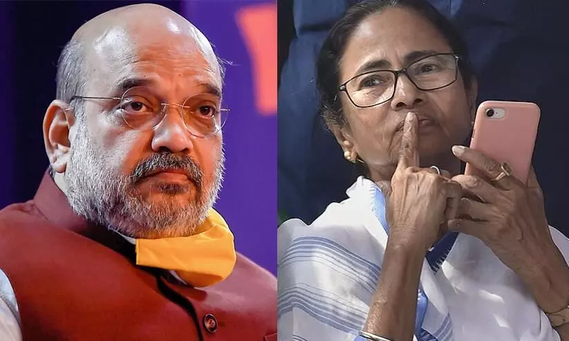 Amit Shah and Mamata Banerjee