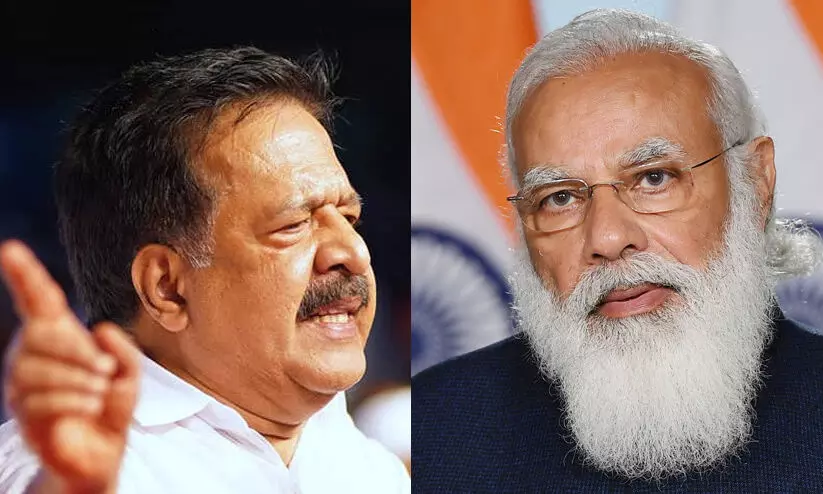 ramesh chennithala narendra modi