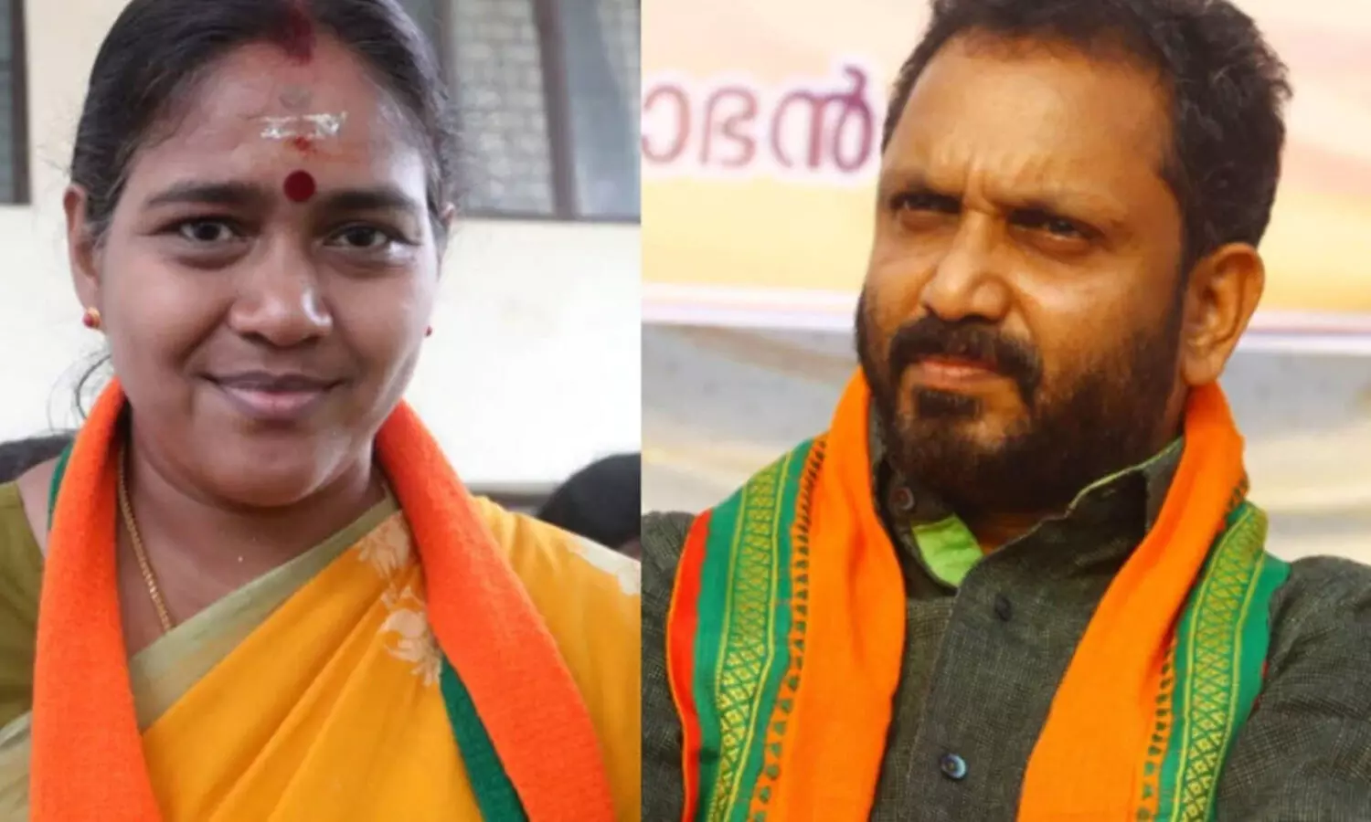 പിണക്കത്തിന്​ താൽക്കാലിക വിരാമം; ശോഭക്കായി സുരേന്ദ്രനെത്തി