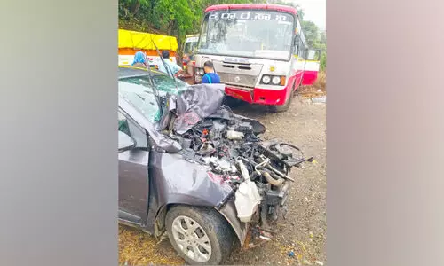 റോ​ഡ് ടാ​റി​ങ് പൂ​ർ​ത്തി​യാ​യി ചു​ര​ത്തി​ൽ അ​പ​ക​ടം നി​ത്യ​സം​ഭ​വം