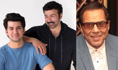 സണ്ണി ഡിയോളിന്‍റെ ഇളയ മകൻ ബോളിവുഡിലേക്ക്​​; പ്രേക്ഷകരുടെ പിന്തുണ തേടി ധർമേന്ദ്ര