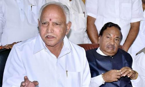 കർണാടക ബി.ജെ.പിയിൽ പാളയത്തിൽ പട; യെദിയൂരപ്പക്കെതിരെ ഗവർണർക്ക് പരാതി നൽകി മന്ത്രി ഈശ്വരപ്പ