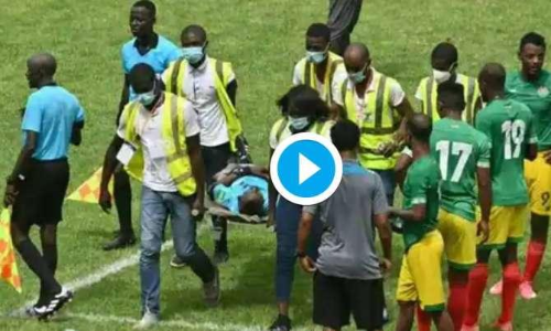 കളിക്കിടെ റ​ഫ​റി വീ​ണു; പ​ക​ര​ക്കാ​രി​ല്ലാ​തെ മത്സരം മു​ട​ങ്ങി