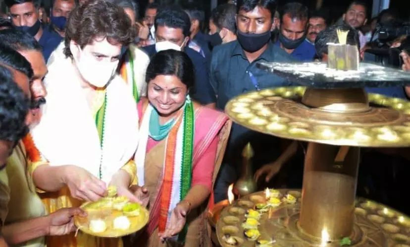 priyanka gandhi-veena s nair