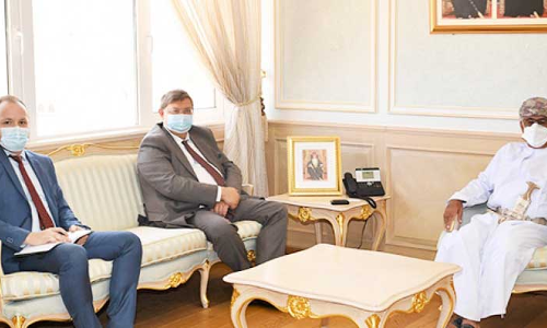 ആ​രോ​ഗ്യ മ​ന്ത്രി റ​ഷ്യ​ൻ അം​ബാ​സ​ഡ​റു​മാ​യി കൂ​ടി​ക്കാ​ഴ്​​ച ന​ട​ത്തി