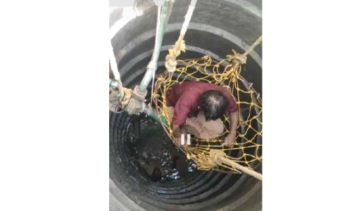 ഷോക്കേറ്റ് കിണറ്റിൽ വീണയാളെ രക്ഷിച്ചു