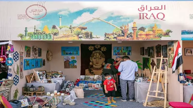 നാഗരികതയുടെ ചരിത്രം വിവരിച്ച് ഇറാഖ് പവലിയൻ നാഗരികതയുടെ ചരിത്രം വിവരിച്ച് ഇറാഖ് പവലിയൻ