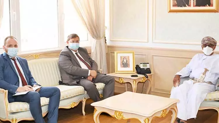 ആ​രോ​ഗ്യ മ​ന്ത്രി റ​ഷ്യ​ൻ അം​ബാ​സ​ഡ​റു​മാ​യി കൂ​ടി​ക്കാ​ഴ്​​ച ന​ട​ത്തി