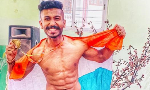 സൗത്ത് ഏഷ്യൻ വുഷു ചാമ്പ്യൻഷിപ്പിൽ അനിയൻ മിഥുന് സ്വർണം