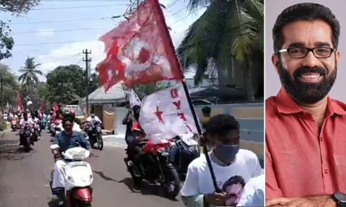 വിലക്ക്​ ലംഘിച്ച്​ ബൈക്ക്​ റാലി നടത്തിയ എൽ.ഡി.എഫ്​ സ്ഥാനാർഥിക്കെതിരെ കേസ്​