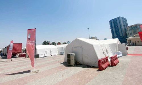 നഗരഹൃദയത്തില്‍ കോവിഡ് പരിശോധനയും വാക്സിന്‍ സൗകര്യവും ഒരുക്കി അജ്മാന്‍