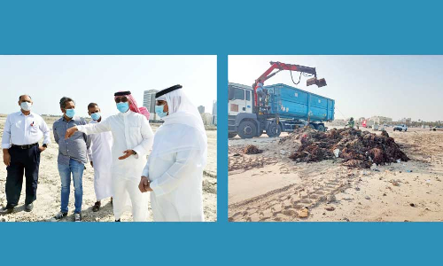 ക​ർ​ബാ​ബാ​ദ്​ ബീ​ച്ചി​ൽ ശു​ചീ​ക​ര​ണം ഉൗ​ർ​ജി​തം