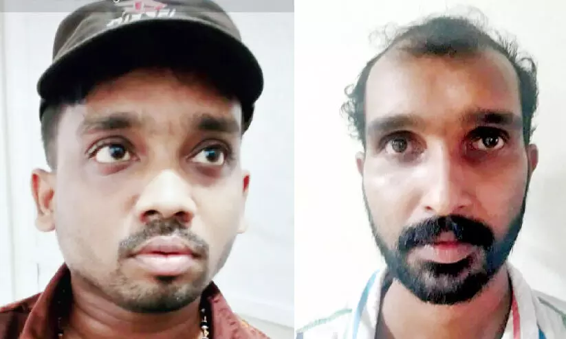 വീട്ടമ്മയെ ആക്രമിച്ച് സ്വര്‍ണക്കവർച്ച: രണ്ടുപേര്‍ പിടിയില്‍