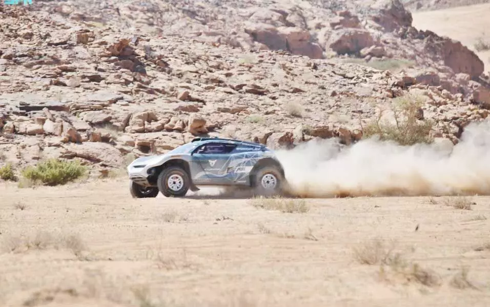 അൽ ഉലയിൽ എക്സ്ട്രീം ഇ കാറോട്ട മത്സരം അൽ ഉലയിൽ എക്സ്ട്രീം ഇ കാറോട്ട മത്സരം