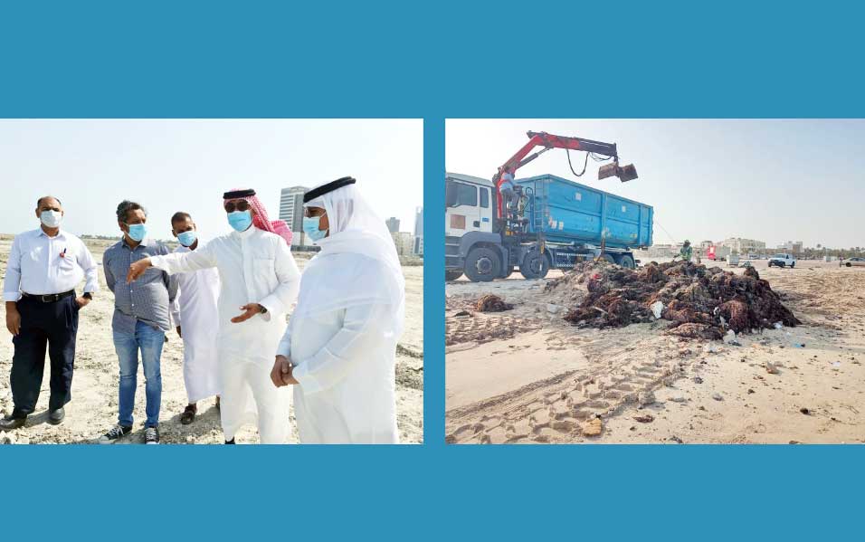 ക​ർ​ബാ​ബാ​ദ്​ ബീ​ച്ചി​ൽ ശു​ചീ​ക​ര​ണം ഉൗ​ർ​ജി​തം