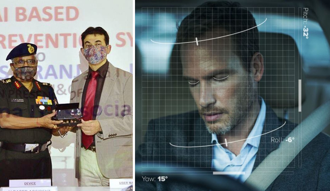 ഡ്രൈവർ ഉറങ്ങിയാൽ അലാറമടിയും; നിർമിത ബുദ്ധിയിൽ പ്രവർത്തിക്കുന്ന ഉപകരണവുമായി മിലിട്ടറി കോളജ്​