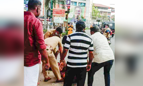 public nuisance: man caught