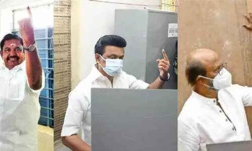 തമിഴകത്ത്​ സമാധാനപരം; 71.79 ശതമാനം പോളിങ്​