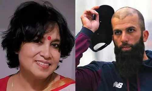 ഇംഗ്ലീഷ്​ ക്രി​​ക്ക​​റ്റ്​ താരം മു​​ഈ​​ൻ അ​​ലി​​ക്കെ​​തി​​രെ വി​​ഷം തു​​പ്പി ത​​സ്​​​ലീ​​മ; അ​​ലി​​ക്കു​ പി​​ന്തു​​ണ​​യു​​മാ​​യി സഹതാ​​ര​​ങ്ങൾ