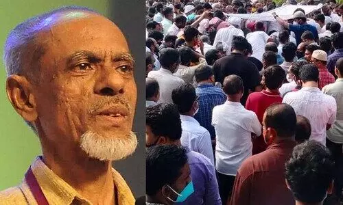 ആയിരങ്ങ​ളെ സാക്ഷി നിർത്തി പ്രഫ. കെ.എ സിദ്ദീഖ്​ ഹസന്​ അന്ത്യയാത്ര
