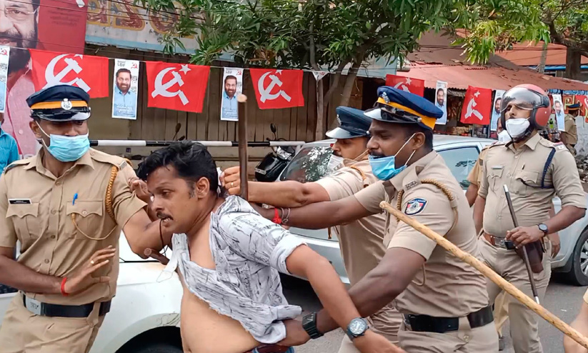 കാട്ടായിക്കോണത്ത് സി.പി.എം-ബി.ജെ.പി സംഘർഷം; നിരവധി പേർക്ക് പരിക്ക് കാട്ടായിക്കോണത്ത് സി.പി.എം-ബി.ജെ.പി സംഘർഷം; നിരവധി പേർക്ക് പരിക്ക്