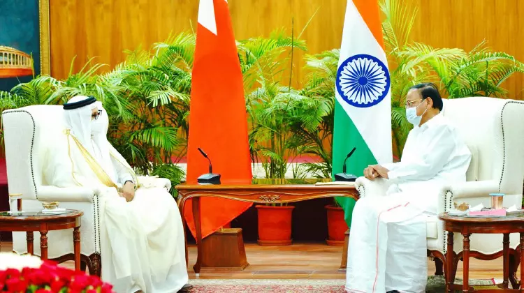 വിദേശകാര്യ മന്ത്രി ഇന്ത്യൻ ഉപരാഷ്​ട്രപതിയുമായി കൂടിക്കാഴ്​ച