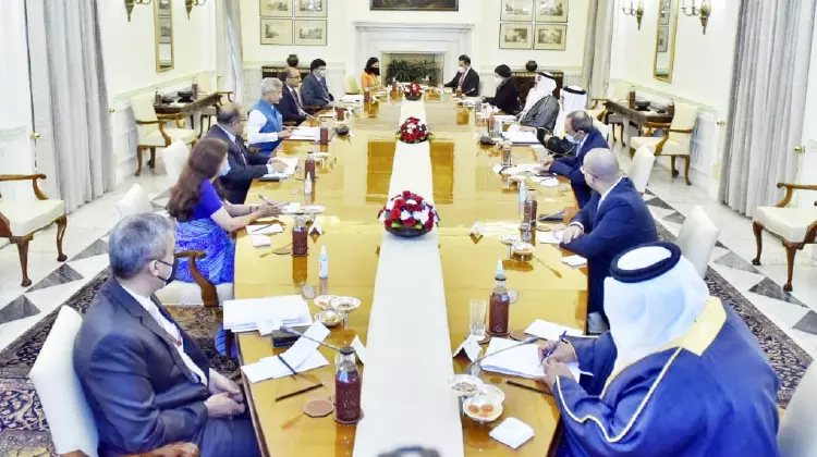 വിവിധ മേഖലകളിൽ സഹകരണം വ്യാപിപ്പിക്കാൻ ഇന്ത്യയും ബഹ്റൈനും വിവിധ മേഖലകളിൽ സഹകരണം വ്യാപിപ്പിക്കാൻ ഇന്ത്യയും ബഹ്റൈനും