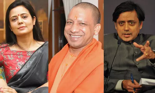 ജയിപ്പിച്ചാൽ ബംഗാളിൽ ആന്‍റി റോമിയോ സ്​ക്വാഡ്​ കൊണ്ടുവരുമെന്ന്​ യോഗി; രൂക്ഷ പ്രതികരണവുമായി മഹുവ മൊയ്​ത്രയും തരൂരും