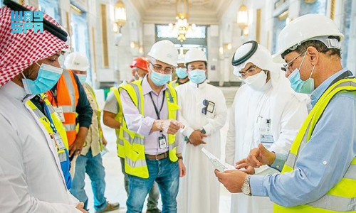 റമദാൻ: മസ്​ജിദുൽ ഹറാമിലെ ഒരുക്കങ്ങൾ വിലയിരുത്തി