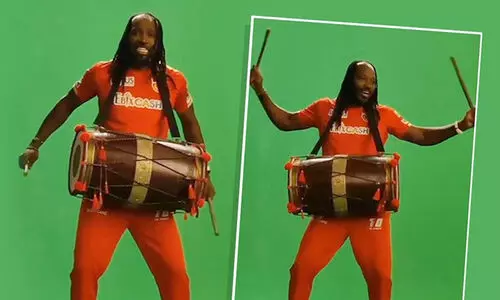 chris gayle dance